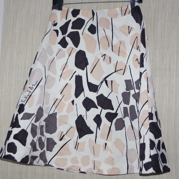 RICHARD ALLAN x H&M. Flared Multi color  knee-length skirt Size:6 - Picture 4 of 6